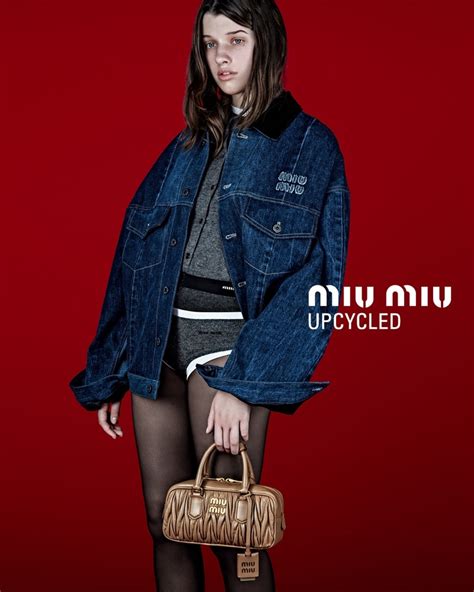 miu miu upcycled denim|miumiu upcycled jeans.